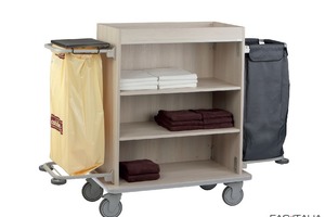 Carrello servizio struttura in legno L Carrello servizio struttura in legno L